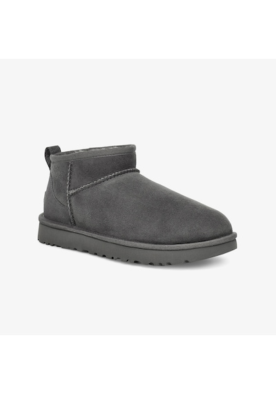 Ugg Classic Ultra Mini Kadın Gri Bot Düz 1116109 Gri