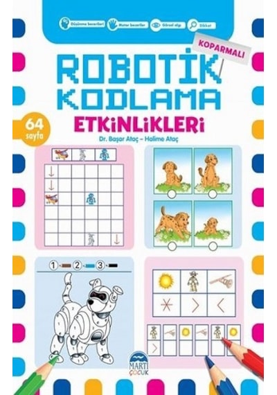 Martı Çocuk Yayınları Koparmalı Robotik Kodlama Etkinlikleri - 4