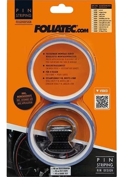 Foliatec Jant Şerit Seti Ve Montaj Aparatı 215x4cm-6mm Gt Mavisi