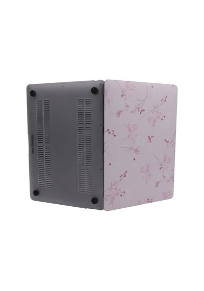 Macbook Air Kılıf 13 İnç Flower05nl Eski Usb Girişli Model 2010-2017 A1369 A1466 İle Uyumlu Açık Pembe Belirtilmemiş