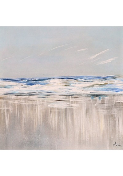Ufuk Soyut El Yapımı Yağlı Boya Tablo 94x94cm