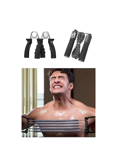 Mobee 3 İn 1 Spor Seti Göğüs Kol Sırt Kondisyon Geliştirme Seti Kas Geliştirme Seti Fitness Set 3 Parça