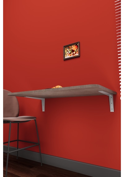 Lüks Duvara Monte Katlanabilir Çalışma Yemek Masası %100 Mdf Balkon Bahçe Masası Dmm90 Retro Gri Lüks Duvara Monte Katlanabilir Çalışma Yemek Masası %100 Mdf Balkon Bahçe Masası Dmm90 Retro Gri