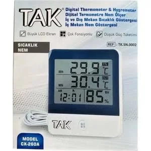 Tak Cx-260a Dijital Termometre Ve Nem Ölçer