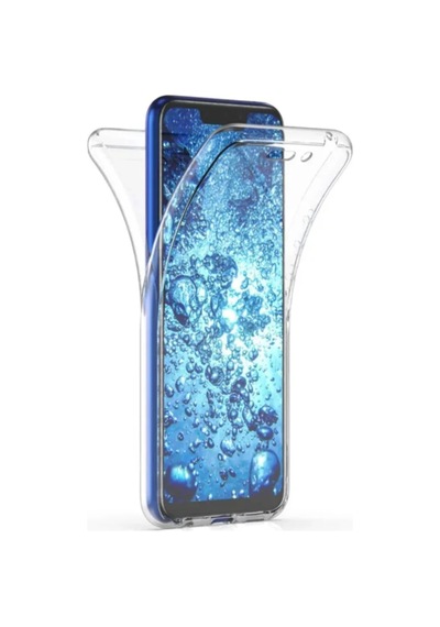 Huawei Mate 20 Lite Çift Taraflı Silikon Kılıf Şeffaf