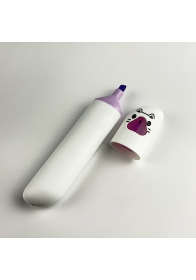 Sevimli Hayvan Figürlü Fosforlu 5'li Kalem Seti Mikro Renkli Highlighter Kalem Çeşitleri