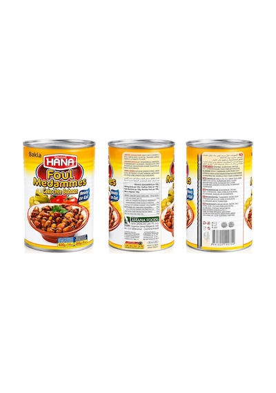 Bakla Konservesi 400gr X 3 Adet