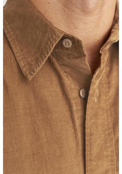 Jack & Jones Jpr Ccregent L/s Uzun Kollu Kadife Gömlek Tarçın