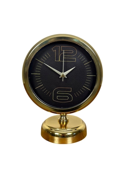 Büro Ev Ofis Hediyesi İçin 20x25cm Golden Siyah Masa Saati Diğer