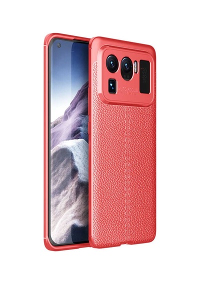 Xiaomi Mi 11 Ultra Kılıf Zore Niss Deri Desenli Silikon Kılıf