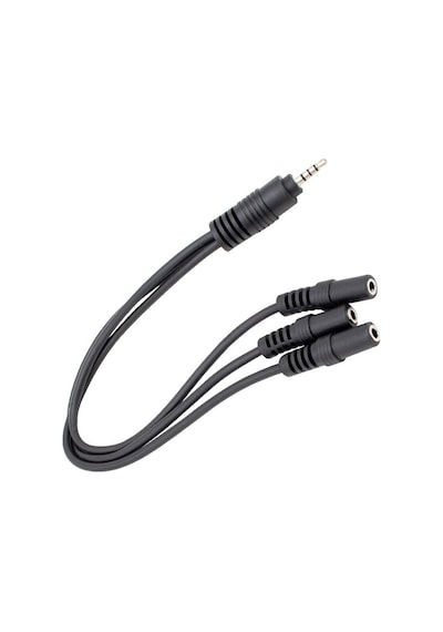 POWERMASTER PM-4871 KULAKLIK MİKROFON ÇOKLAYICI 3 PORT 3.5MM SPLİTTER ÇEVİRİCİ DÖNÜŞTÜRÜCÜ ADAPTÖR