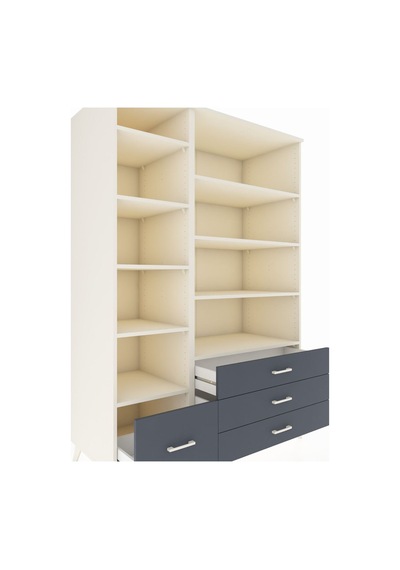 Kronos Dolap 9 Raflı 4 Çekmeceli 132x59x195 Aytaşı-aytaşı/an... Aytaşı
