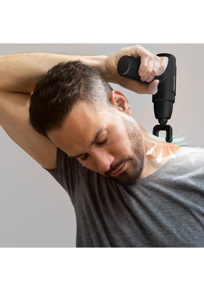 Homedics Novo Mini Masaj Tabancası, Dokunarak Masaj Aleti, Siyah