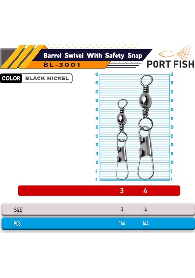 Portfish Bl-3001 Klips 144 Ad 4