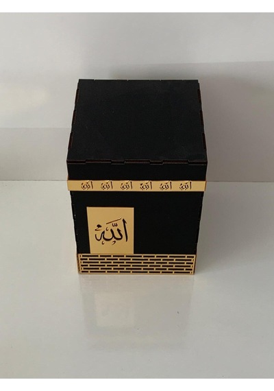 Aynalı Pleksi Motifli Ahşap Kabe
