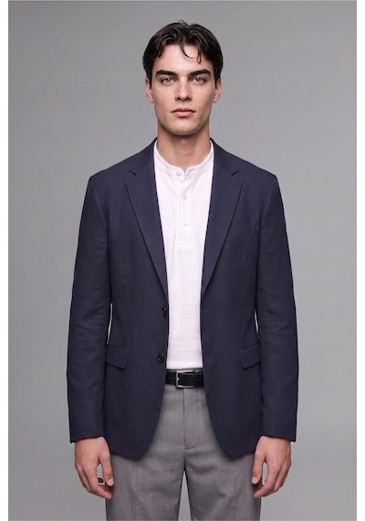 Defacto Slim Fit Çentikli Yaka İki Düğmeli Blazer Ceket F7690ax26aunv64 Lacivert-nv64 Defacto Slim Fit Çentikli Yaka İki Düğmeli Blazer Ceket F7690ax26aunv64 Lacivert-nv64