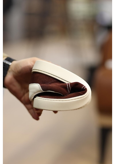 Shoetyle - Koyu Kahverengi Hakiki Süet Bağcıklı Erkek Sneaker 666-3071-1248 Kahve Rengi Shoetyle - Koyu Kahverengi Hakiki Süet Bağcıklı Erkek Sneaker 666-3071-1248 Kahve Rengi
