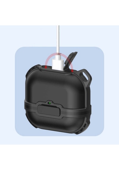 Apple Uyumlu AirPods  3. Nesil Airbag 16 Silikon 1-1 Su Geçirmez Kılıf 001