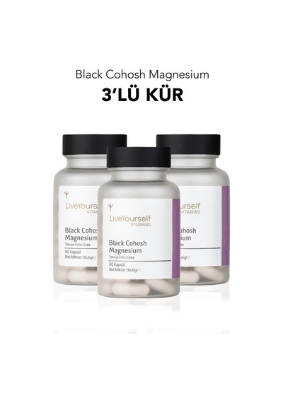 Black Cohosh Magnezyum 3 Lü Kür
