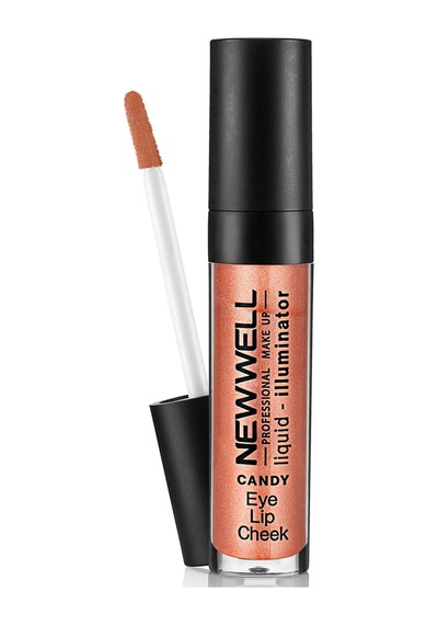 New Well Liquid Illuminator Aydınlatıcı Allık 3 In 1 Candy 6 Ml, T930 Genel