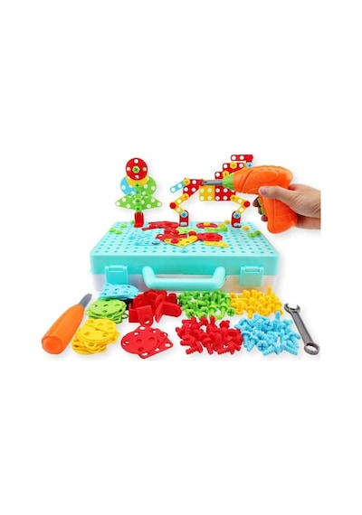 Eğitici Matkap Seti Hayvanlar 3D Stem Creative