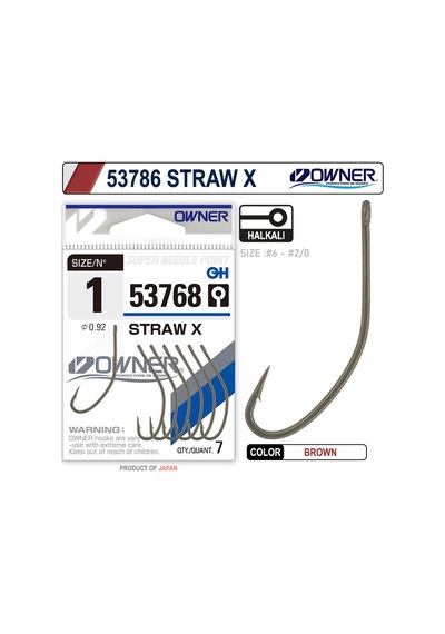 Owner 53768 Straw X Brown İğne