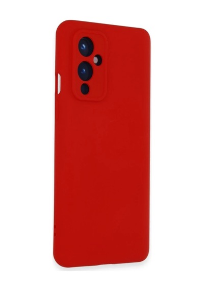 One Plus 9 Kılıf Nano İçi Kadife Silikon - Kırmızı 0.2M-Çok Renkli