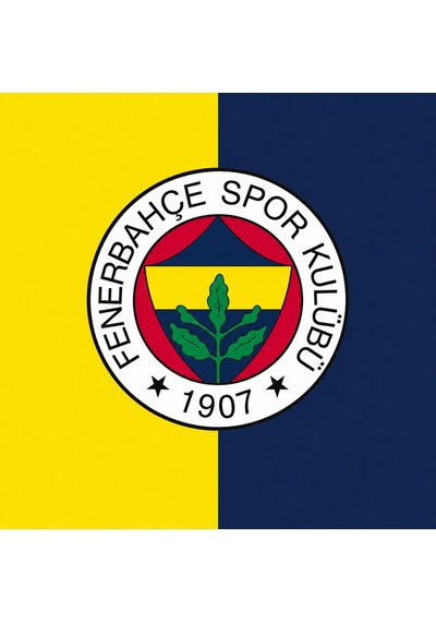Fenerbahçe Parti Seti 34 Parça 8 Tabak 8 Bardak 16 Peçete + 10'lu Flama Bayrak 2.90 Metre Doğum Günü Süsleri