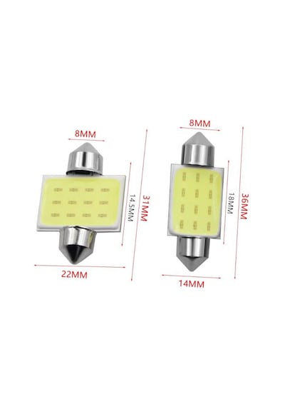 Sofit Led C5W Tavan Plaka Ampül 31Mm-36Mm-39Mm-41Mm 2 Adet 31Mm N11.5207