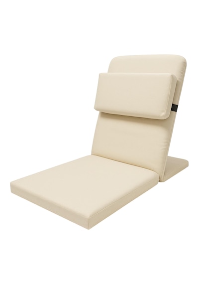 Ekstra Destek Yastıklı Yoga, Nefes, Meditasyon Sandalyesi Backjack Xl Su Ve Leke İticili Duck Kumaş Krem