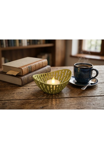 Lumanest Dekoratif Tealight Mumluk Haki