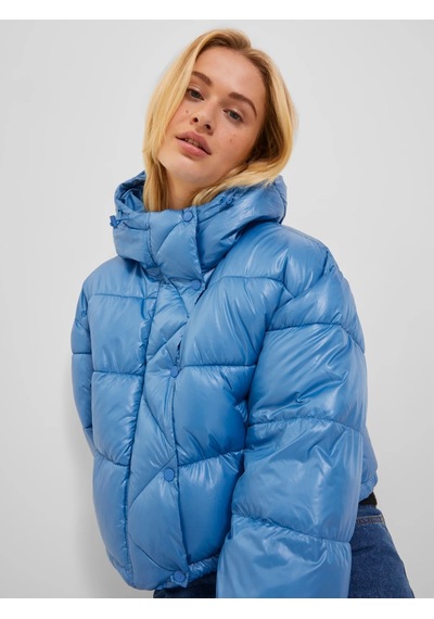 Jjxx Kapüşonlu Şişme Mavi Kadın Mont 12236544 001