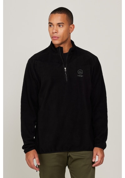 Wrangler All Terrain Gear Regular Fit Yarım Fermuarlı Siyah Polar W222573100 Siyah Wrangler All Terrain Gear Regular Fit Yarım Fermuarlı Siyah Polar W222573100 Siyah