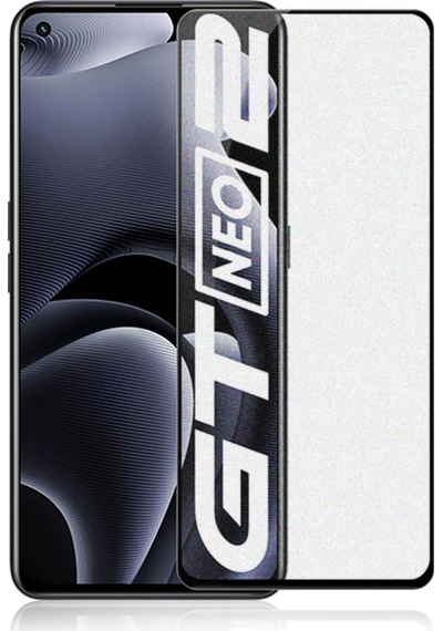 Realme Gt2 / Gt Neo2 Tam Kaplayan Çerçeveli Mat Cam Koruma Al3124