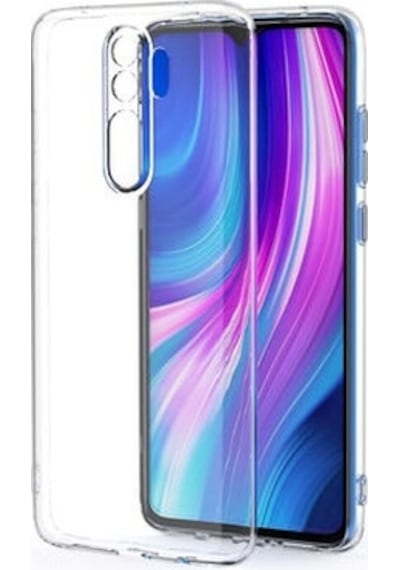Xiaomi Redmi Note 8 Pro İle Uyumlu Kılıf Şeffaf Kamera Korumalı Esnek Silikon Telefon Kılıfı Kapak