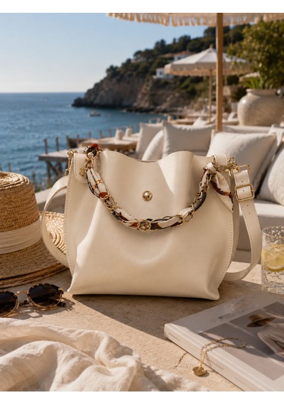 Housebags Elite Carryall New Trend El Ve Omuz Çantası 03 Bej