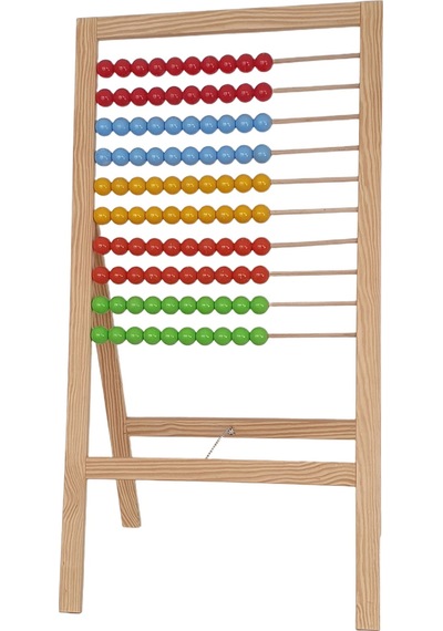 Ahşap Ayaklı Büyük Boy Abaküs Analitik Zeka Matematik Eğitici Çocuk