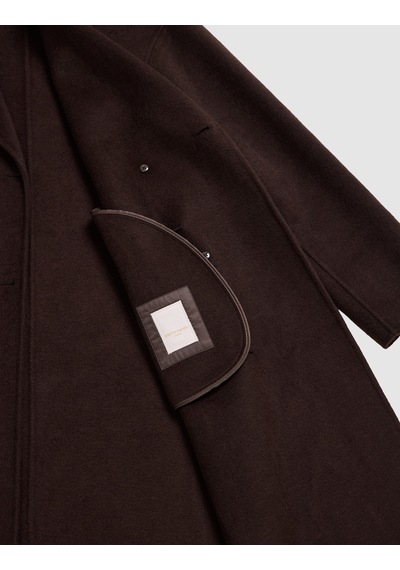 Pierre Cardin Kahverengi Yün Karışımlı Kaşe Kaban 50333158-vr029