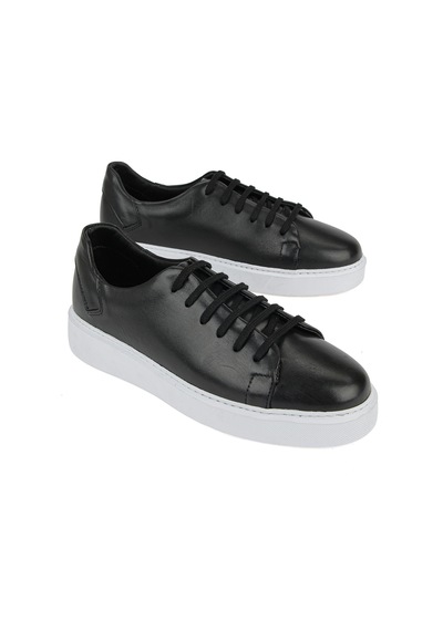 Ziya Erkek Hakiki Deri Sneaker 161423z514 Siyah 161423z514 000 40