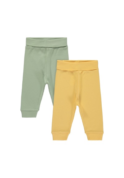 Minidamla Patiksiz Basic 2'li Set 3-12 Ay Tek Alt Bebe - Yeşil
