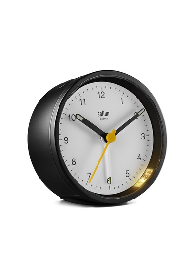 Braun Bc12bw Siyah-beyaz Klasik Analog Alarmlı Masa Saati Brn.bc12bw