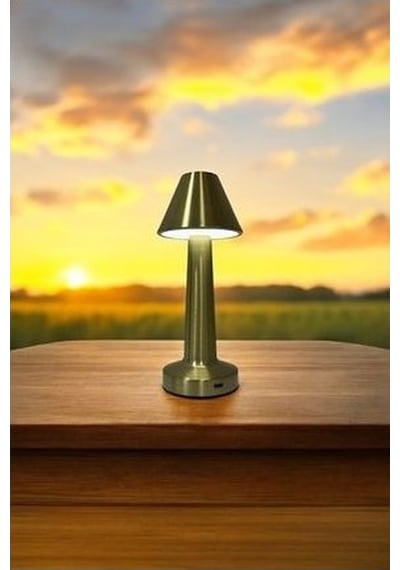 Krd Home Chiesa Led Dokunmatik Lamba Krd-5483 Gold