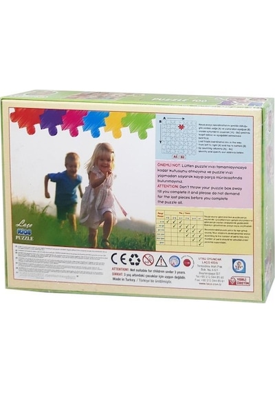 Laço Kids Cocomelon 100 Parça Puzzle Playtime, Çocuklar İçin Yapboz