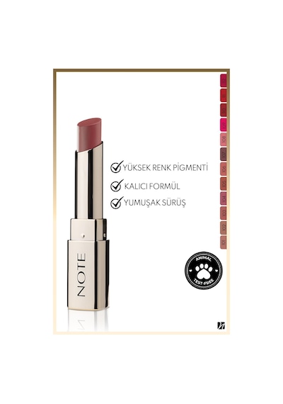 Note Cosmetique Iconic Matte Lipstick Kalıcı Mat Ruj 110 Alluring - Kırmızı
