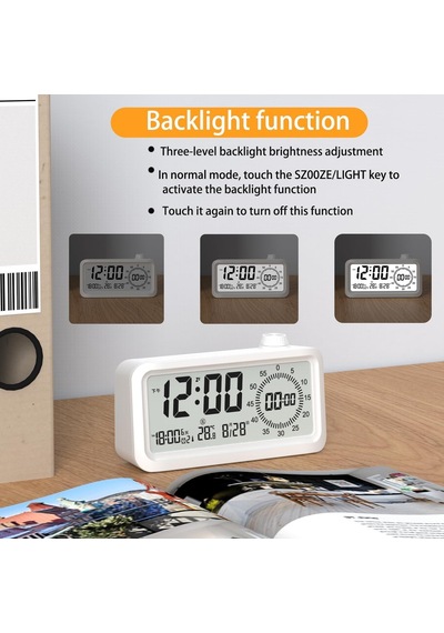 Dijital Mutfak Zamanlayıcı, 60 Dakika Görsel Zamanlayıcı Çalar Saat Çift Ekranlı Lcd Zaman Hatırlatma, Çocukların Sınıf Öğrenimi İçin Ev Okul Öğrenme Araçları, Öğretmen Masa Saati Çok Renkli
