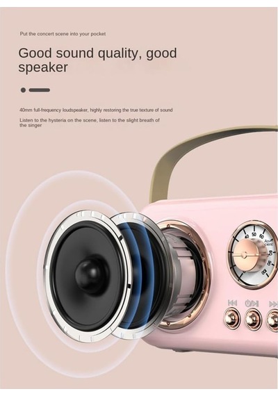 M4 Retro Bluetooth Hoparlör