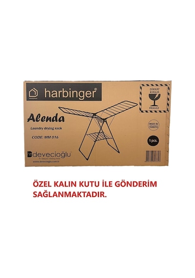 Devecioğlu Harbinger Mm016 Alenda Kalın Borulu Çamaşır Kurutma Askılığı Kırmızı