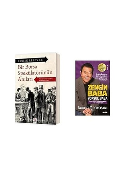 Bır Borsa Spekulatorunun Anıları + Zengın Baba Yoksul Baba 2 Set
