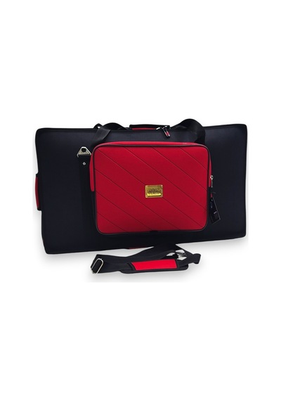 Xdj-rr Setup Için Uyumlu Çanta Soft Case Kılıf Siyah-kırmızı