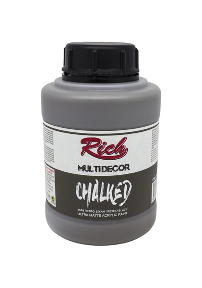 Rich Multi Decor Chalked Akrilik Boya 4578 Retro Siyah 1250 Cc